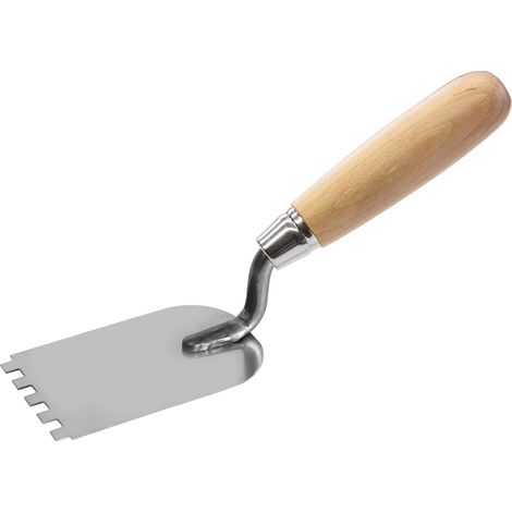 TECTOOL Spatule pour plâtrier E6 - inox - bois - 60mm