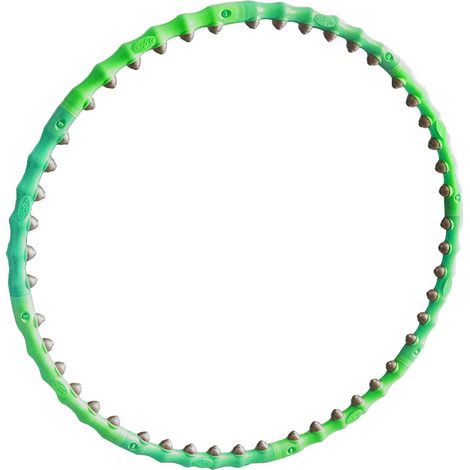 Hula hoop avec massage, tout va bien, vert (1/4)