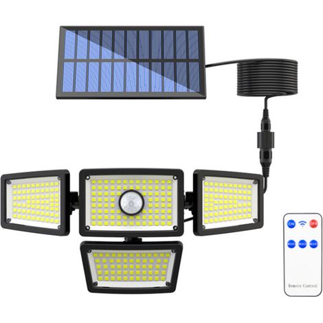 Lampes solaires étanches, appliques murales de jardin, lampes LED pour terrasse, lampes à détecteur de mouvement - AquaForge (1/5)