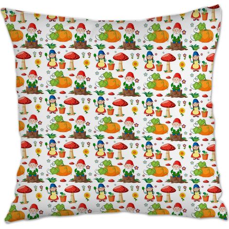 Housse de coussin 45x45 cm carrée cachée zippée pour fête de la saint-valentin (1/5)