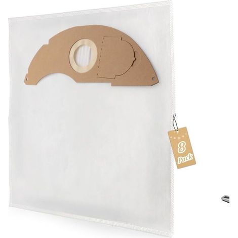 Kompatibel mit Kärcher NT22/1 / 2.889-217.0 Staubbeuteln. Packung mit 10 Vlies-Staubbeuteln mit Hochleistungsfiltern für Kärcher Staubsauger.