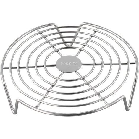 Rejilla para horno OIMG, Rejilla vaporera de acero inoxidable, Soporte vaporero multifuncional para cocinar, hornear y asar, 16 cm (1/5)