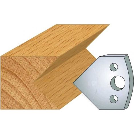 Leman - Jeu de 2 fers profilés acier Ht.40 mm N°127