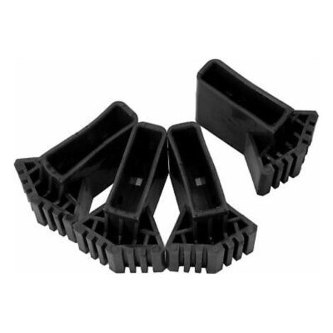 Sollbry 4 Pièces Couvre Pieds D'échelle, Échelle Patins En Antidérapants, Pieds d'Échelle Tapis pour Échelle, Non Slip Mat Échelle Pieds pour Intérieur pour Échelles Télescopiques(Noir,6.21.8cm) (1/5)