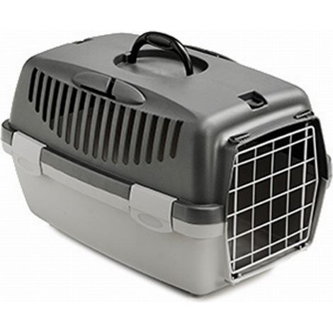 Zolux Gulliver 1 Deluxe Transportbox grau und weiß (1/2)