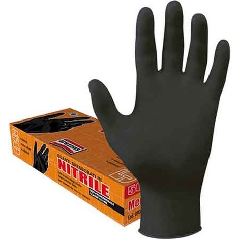 GUANTO IN NITRILE SPESSORATO 'AREXONS' Tg. L - confezione 50 pezzi