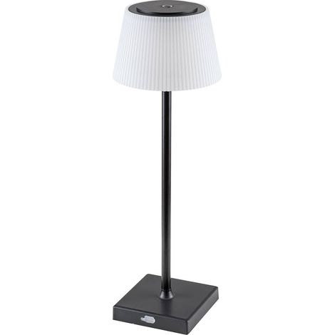 Lampada da tavolo USB ricaricabile LED 4W nera Taena Rabalux (1/5)