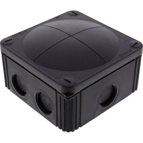 Wiska 10060538 Boîte de dérivation (L x l x H) 110 x 110 x 66 mm noir (RAL 9005) IP66/IP67 1 pc(s) (1/3)