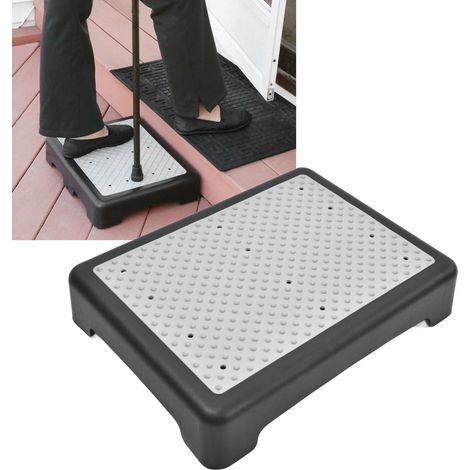 Marche pliante antidérapante pour jardin et intérieur, tabouret escabeau sécurisé pour personnes âgées (1/5)