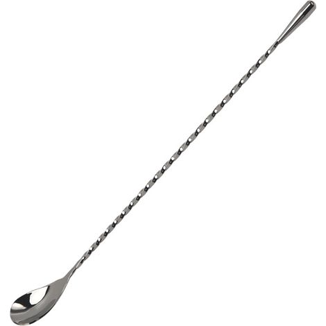Cuillère À Cocktail - Acier Inoxydable 304 - Longueur 30,5 Cm - Design En Spirale - Pour Mélange Et Décoration - 1 Pièce (1/5)