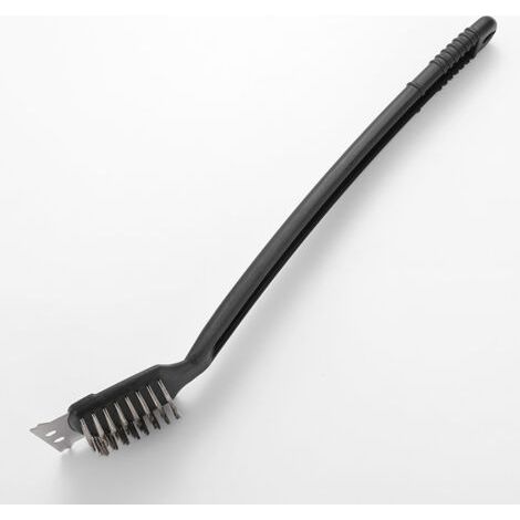 Brosse de Nettoyage Barbecue 2en1 - Fonction Grattoir Spatule et Brosse à Poils Durs - 44x6.5cm) (1/5)
