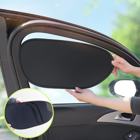 BelleRise - Pare-soleil pour vitres latérales de voiture (Lot de 2) — Pare-soleil thermo-isolants pour sièges conducteur et passager (1/5)