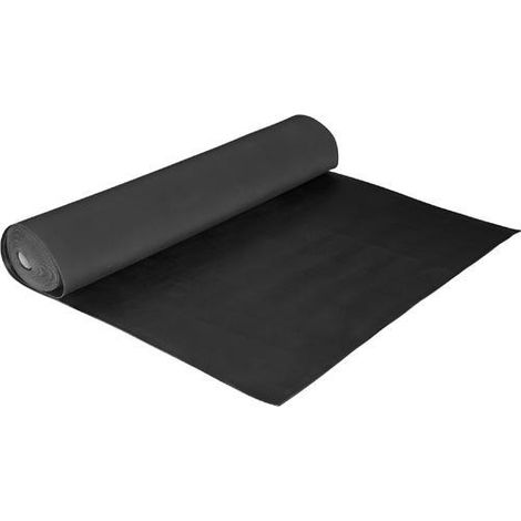 COPRIPAVIMENTO GOMMA LISCIO 3MM 10MT 130HCM NERO MAURER (1/2)