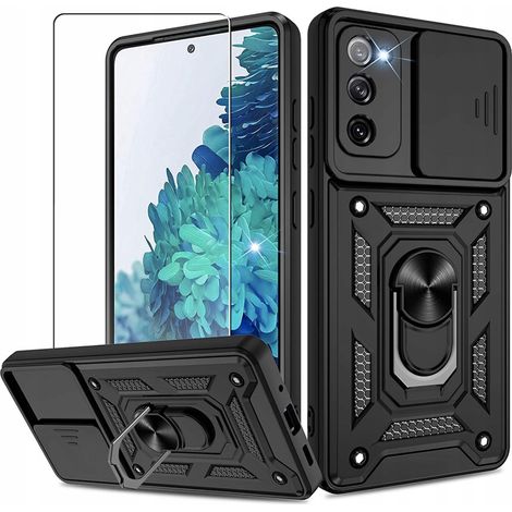 Anello scorrevole ARMOR per custodia in vetro per Samsung S20 FE + vetro (1/4)