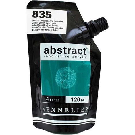 Peinture Acrylique en sachet - vert de cobalt foncé - Sennelier (1/3)