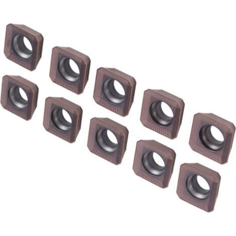10 Pièces Plaquettes de Tournage Carbure CNC Lames de Tour Outils de Finition avec Revêtement SEKT1204 (1/4)