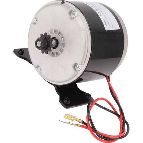 24V 300W Bürstenmotor, 2650 U/min, Vollkupferspule, Gleichstrommotor mit Bürsten aus Aluminiumlegierung, geeignet für Elektroroller und Elektrofahrräder. (1/4)