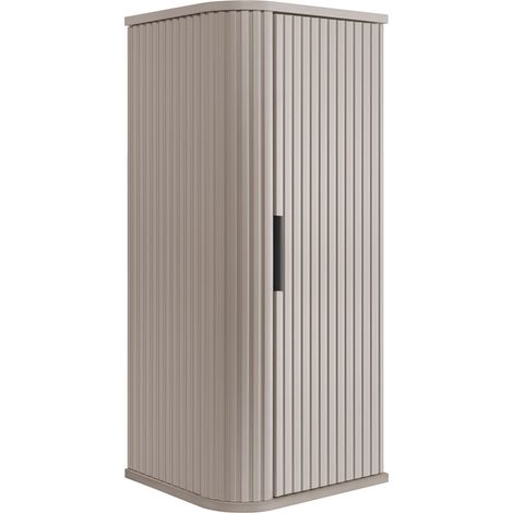 Armoire de toilette, cachemire, poignée noire, 79 x 35,5 x 31,5 cm (1/5)