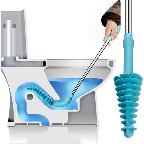 KLVGTIFS PUDéboucheur WC - Déboucheur lavabo - Très efficace - Déboucheur WC - Déboucheur canalisations - Déboucheur égouts - Déboucheur (1/5)