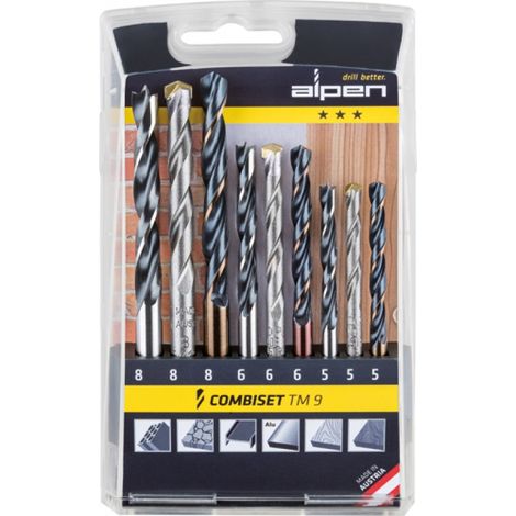 PUNTE SERIE ASSORTITE COMBISET TM9  9PZ ALPEN