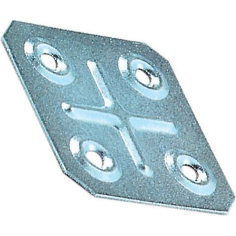 5BLISTER BL PIASTRINA QUADRA 40X40 MM ZINCATA (PZ.10) (1/2)
