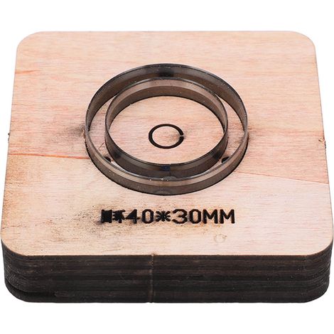 Jeu de 5 poinçons de découpe ronds en acier allié, matrice d'estampage DIY pour cuir et métal, moule de perforation artisanal, accessoires de bricolage (1/5)