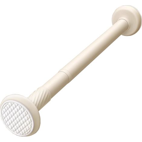 Barra de armario extensible, de 70 a 120 cm, ajustable para colgar ropa, cortinas, etc., ideal para dormitorios, color albaricoque.