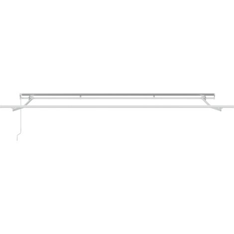 Maison Exclusive - Tenda Retrattile Bianco 400 × 300 cm Poliestere e Alluminio