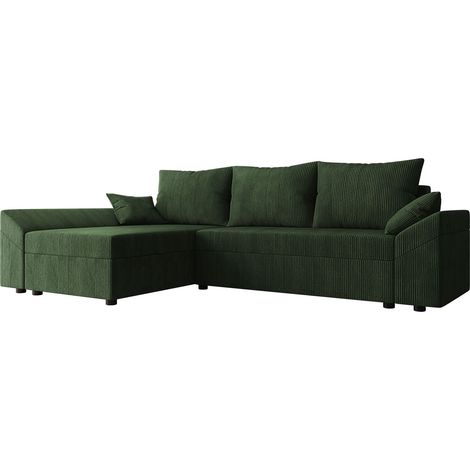 Sofá rinconero Memphis 104, Poso 14, Función de descanso, Almacenaje, 240x140x82cm, 0