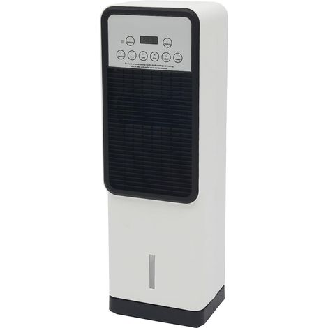 Climatiseur mobile 3 en 1 sans tuyau d'évacuation, climatiseur/ventilateur pour chauffage et refroidissement, avec télécommande, rafraîchisseur d'air mobile avec réservoir d'eau de 3,15 L (1/5)
