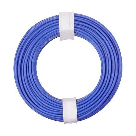 Donau Elektronik 150-012 Cavo per cablaggi 1 x 0.50 mm² Blu 10 m