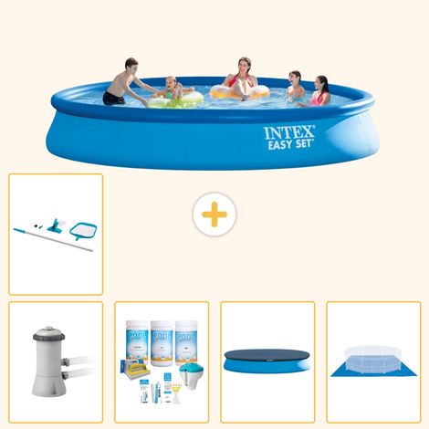 Intex Piscine Easy Set Ronde - 457x84 cm - 6-pièces S21159 (1/5)