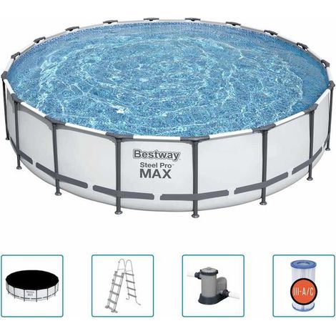 Ensemble de piscine Bestway Steel Pro MAX 549 x 122 cm