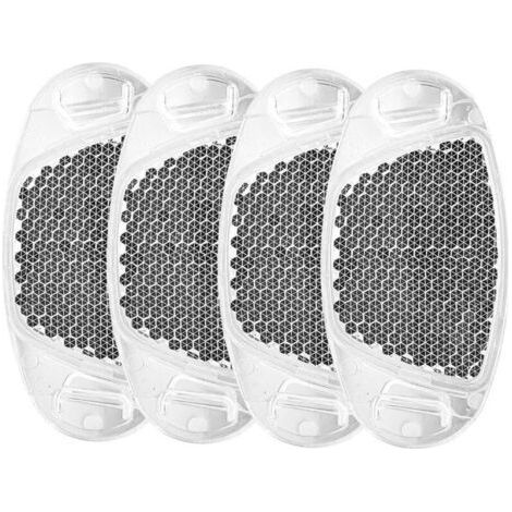 4er-Pack weiße Fahrradreflektoren mit leistungsstarker reflektierender Funktion für MTB, Motorrad, Kinder (1/5)