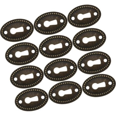 Operitacx Lot de 12 plaques décoratives ovales pour trous (1/5)