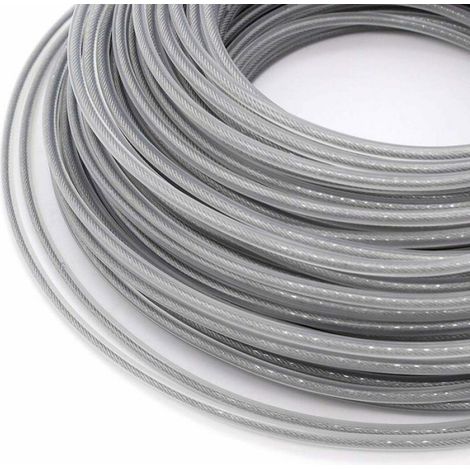 Fil Coupe Bordure Acier 3.0mm, Universel Robuste, Pour Tête Tondeuse Débroussailleuse (1/5)