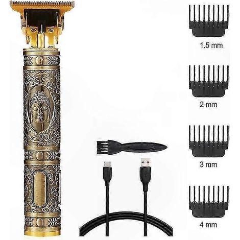 Tonduz Herren-Haarschneider, wiederaufladbarer, kabelloser Haartrimmer, verstellbare Haarschneidemaschine für Friseure (1/3)