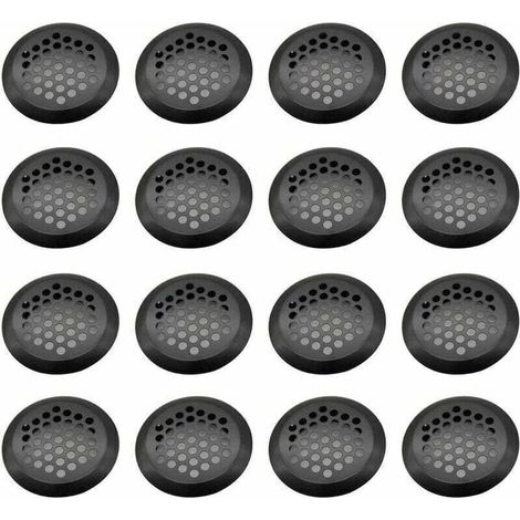 Enowelir Grille De Ventilation Ronde En Acier Inoxydable 16 Pièces Pour Armoire Cuisine Meubles Et Armoire À Chaussures (1/4)