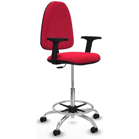 Piqueras y Crespo B2D05RF Silla de Oficina Roja