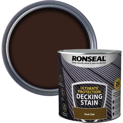 Ronseal Ultimate Protection Decking Stain Dark Oak 2.5 litre
