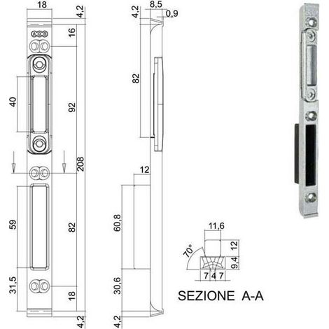 Encuentro Cerraduras Sicurtop Mm 18X208 W11692 Agb