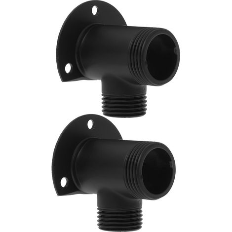 2 Pièces Raccord de Robinet Cuivre Noir (1/5)