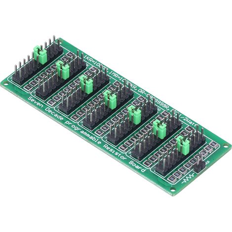 Carte de résistances programmables, 8 segments, précision de 0,1 R, composant électronique haute performance, allant de 1 R à 9999999 R. (1/5)