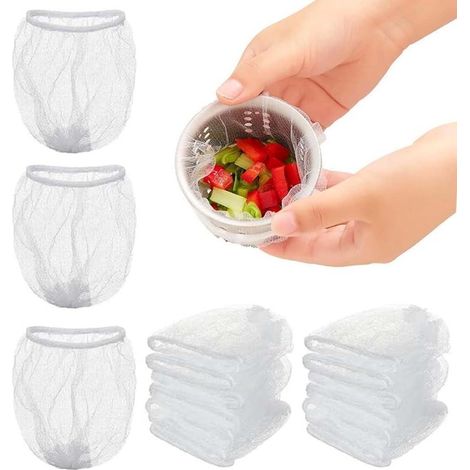 300 sacs filtrants pour évier - Filtres pour évier - Passoires pour évier - Sacs filtrants pour bonde de cuisine - Sacs filtrants élastiques - Filtre à déchets - Sacs filtrants pour déchets - Pour évi (1/5)