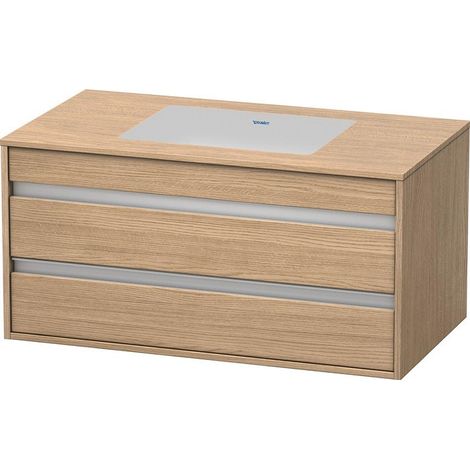 Mueble bajo lavabo KETHO 500x1000x496mm roble eu
