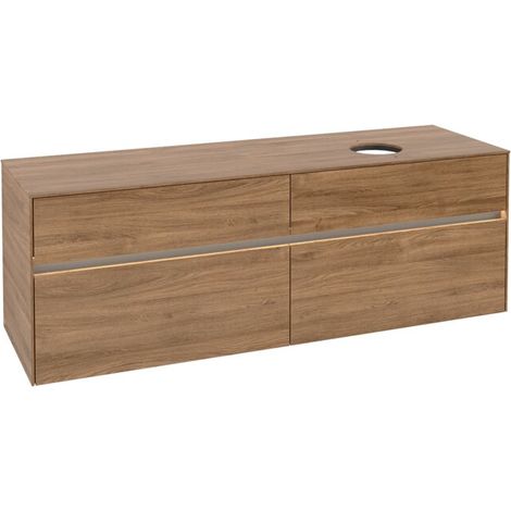VB WTUS Collaro C051B0 1600x548x500mm avec finition en 4 parties WT en chêne Kansas (1/2)