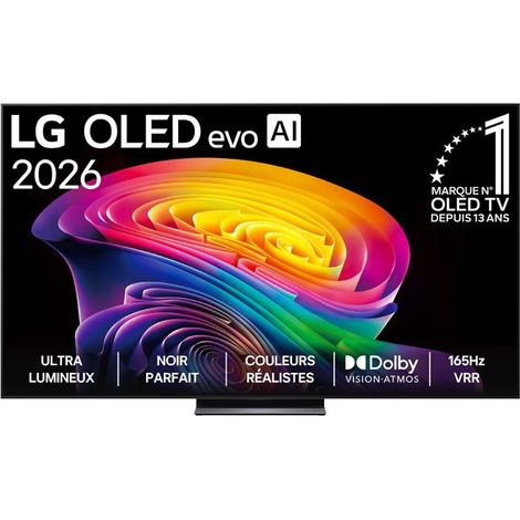 Téléviseur LG OLED C6 2026 83" 4K OLED 165Hz VRR Dolby Vision