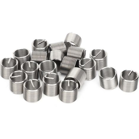 20 Pièces Adaptateurs de Filetage M12 x 1.25/1.5 Douilles de Réduction pour Boulons et Écrous