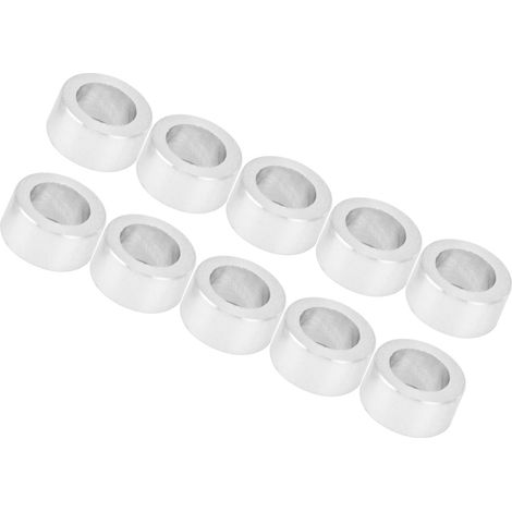 Entretoise en alliage d'aluminium, joint cylindrique, entretoise, diamètre extérieur 6 mm, longueur 3 mm (1/5)