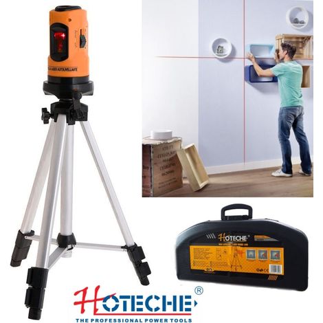 Livella laser auto livellante con cavalletto/treppiede in valigetta Hoteche - 285001